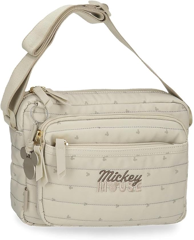 8447444012770.jpg Bolso Beige Joumma Disney Duna Mickey 25x18x6,5 cm Poliéster - Imagen 1