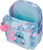 Mochila Escolar 15" Azul Joumma Disney Stitch Hearts 30x38x12 cms Poliéster 13,68L - Imagen 3