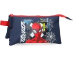 Estuche Triple Marino Joumma Marvel Grafity of Spiderman  22x12x5 cm Poliéster