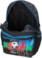 Mochila Escolar Doble Compartimento Adaptable a Carro Negro Movom Offside  32x45x19 cm Poliéster 27,36L - Imagen 3