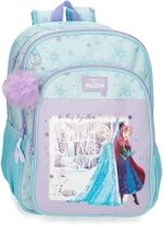 Mochila Escolar Doble Compartimento Adaptable a Carro Lila Joumma Disney Frozen In This Together 30x40x13 cm Poliéster 15,6L