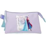Estuche Triple Lila Joumma Disney Frozen In This Together  22x12x5 cm Poliéster