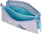 Estuche Triple Lila Joumma Disney Frozen In This Together  22x12x5 cm Poliéster - Imagen 2