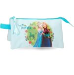 Estuche Triple Azul Claro Joumma Disney Frozen Forever 22x12x5 cm Poliéster