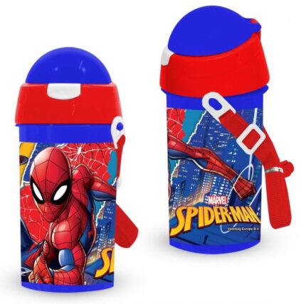 Cantimplora Plastico Spiderman Marvel