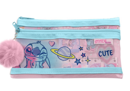 Set de papelería en estuche Stitch