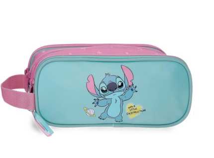 Portatodo Triple Stitch Little Destruction Turquesa Verde 22x10x9 cm PVC