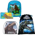 Lote Jurassic Park, Mochila, Saquito, Portatodo y Saco Mochila