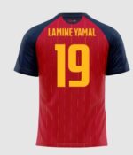 Replica Oficial Camiseta Roja Seleccion Española Adulto Lamine Yamal