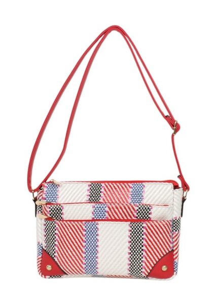 Bandolera Rafia Señora 30x20x9cm