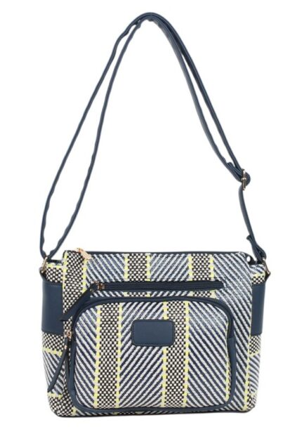 Bandolera Rafia Señora 30x22x12cm