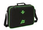 Cartera Extraescolares,REAL BETIS BALOMPIÉ -  Maletín Portatodo, Bandolera, Cómoda y Versátil, Calidad y Resistencia, 38x6x28 cm