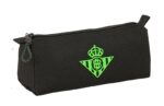 Portatodo con Cremallera y Compartimiento,Real Betis BALOMPIÉ -  Estuche Infantil, Estuche Niño, Ideal para Niños en Edad Escolar, Cómodo y Versátil, Calidad y Resistencia, 21x7x8 cm