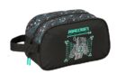 Neceser Escolar Infantil Mediano con Asa, MINECRAFT SCREEN – Neceser Infantil, Adaptable a Carro, Fácil Limpieza, Cómodo y Versátil, Calidad y Resistencia, 26x12x15 cm
