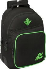 Mochila Escolar Infantil,REAL BETIS BALOMPIÉ -  Ideal para Niños de Diferentes Edades, Cómoda y Versátil, Calidad y Resistencia, 32x15x42 cm