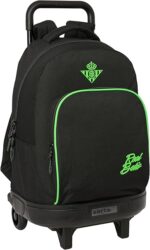 Mochila Grande con Ruedas, REAL BETIS BALOMPIÉ -  Compacta, Extraíble, Ideal para Niños de Diferentes Edades, Cómoda y Versátil, Calidad y Resistencia, 33x22x45 cm - Imagen 3