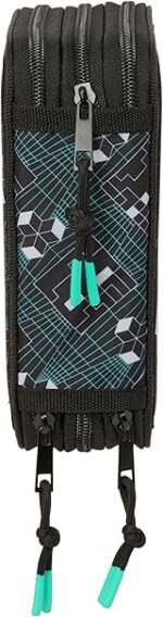 Estuche Escolar con 37 Útiles Incluidos,MINECRAFT SCREEN -  Ideal para Niños de 5 a 14 Años, Cómodo y Versátil, Calidad y Resistencia, 12.5x5.5x19.5 cm - Imagen 3