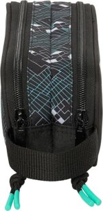 Portatodo Doble Niño, MINECRAFT SCREEN – Estuche Infantil, Estuche Niño, Ideal para Niños en Edad Escolar, Cómodo y Versátil, Calidad y Resistencia, 21x6x8 cm - Imagen 3