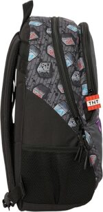 Mochila Escolar Infantil, MINECRAFT GRAFFITI – Ideal para Niños de Diferentes Edades, Cómoda y Versátil, Calidad y Resistencia, 32x16x44 cm - Imagen 2
