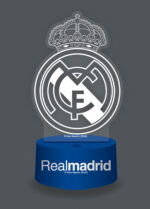 LÁMPARA LED EFECTO 3D 17X13X9CM DE REAL MADRID CF - Imagen 2