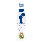 LÁMPARA DE LAVA 9X9X36CM DE REAL MADRID CF