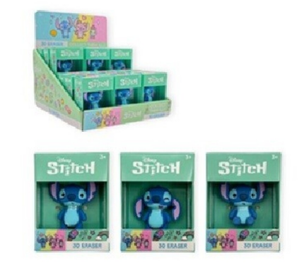 Expositor Gomas de Borrar Stitch Disney 5Mod. 18Und.