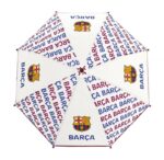 Paraguas Manual Transparente F.C. Barcelona 45cm - Imagen 2