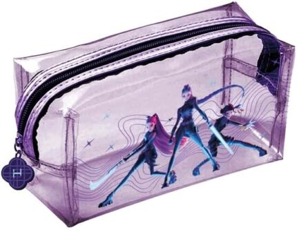 K-Pop Demon Hunters, Estuche, Portatodo, Neceser, Bolsita, Transparente, Producto Oficial