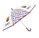 Paraguas Manual Transparente F.C. Barcelona 45cm