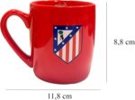 Taza Cerámica Atlético de Madrid, Desayuno, Tazas Originales, Color Rojo, Producto Oficial - Imagen 3