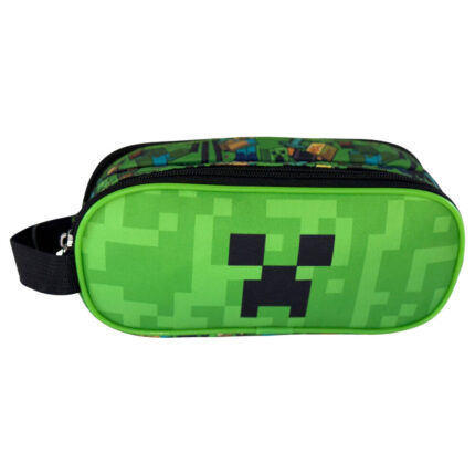 Bolsa cremallera Face Minecraft 23x10x6cm.