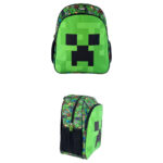 Mochila Face Minecraft 40x30x17cm. - Imagen 3