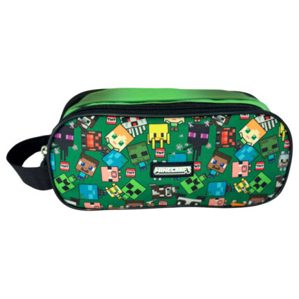 Minecraft Characters triple pencil case 23x10x6cm.