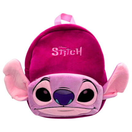 Mochila Peluche Stitch Disney 30x24x8cm.