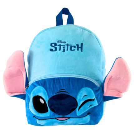 Mochila Peluche Stitch Disney 30x24x8cm.