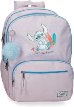 Mochila Doble Compartimento Rosa Joumma Disney from Hawaii  32x44x17 cm Poliéster 23,94L