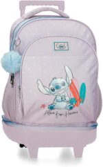 Mochila 2 Ruedas Rosa Joumma Disney from Hawaii 32x45x21 cm Poliéster 30,24L