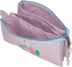Estuche Triple Rosa Joumma Disney from Hawaii  22x12x5 cm Poliéster - Imagen 3