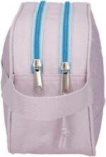 Neceser Dos Compartimentos Adaptable Morado Joumma Disney from Hawaii 26x16x11 cm Poliéster - Imagen 2