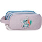 Neceser Tres Compartimentos Rosa Joumma Disney from Hawaii 22x10x9 cm Poliéster
