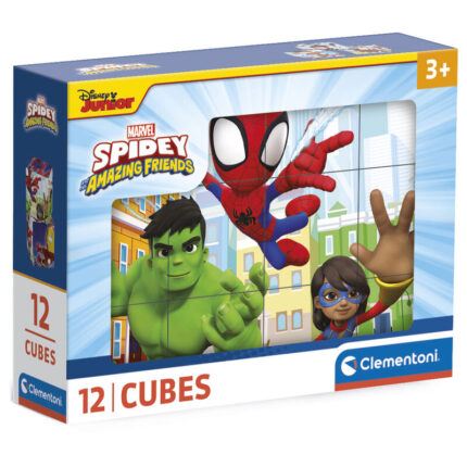 Puzzle Cubo Spidey Marvel 12pzs 16x12cm.