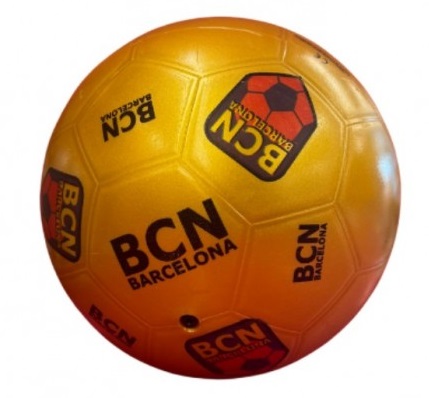 Balón Barcelona Oro Plastico