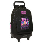 Trolley Negra Kpop Demon Hunters 33x45x22cm.