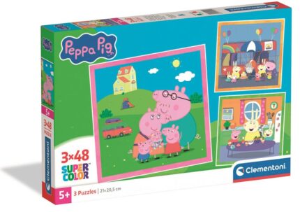 Puzzle Peppa Pig 3x48pzs