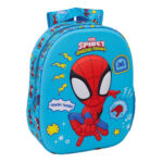 Mochila 3D Spidey Marvel 27x33x10cm.