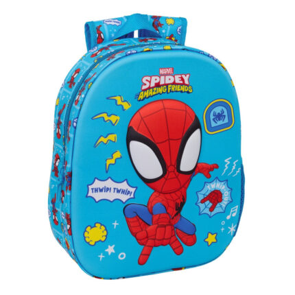 Mochila 3D Spidey Marvel 27x33x10cm.