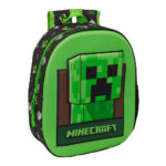 Mochila 3D Minecraft 27x33x10cm.