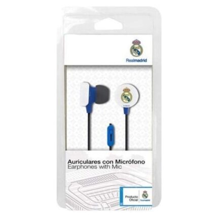 Auricular Boton Con Micro Real Madrid