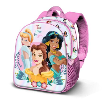 Mochila 3D Elite Disney Princesas 26 x 31 cm