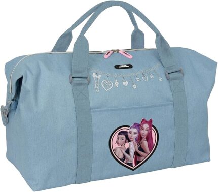 Bolsa Viaje Huntrix Demon Hunters Kpop 50x22x29cm.
